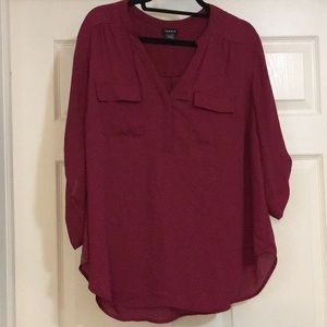 TORRID Georgette Tunic